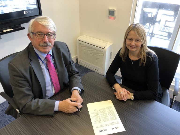 Chris Blythe and Francesca Berriman