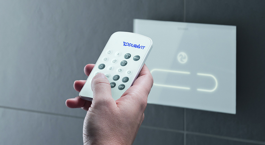 Duravit actuator plate with remote control