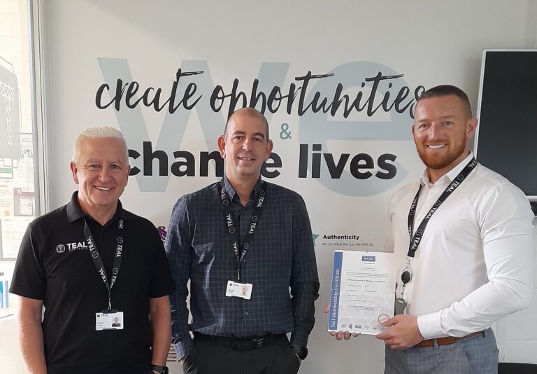 Teal Scaffold NASC accreditation