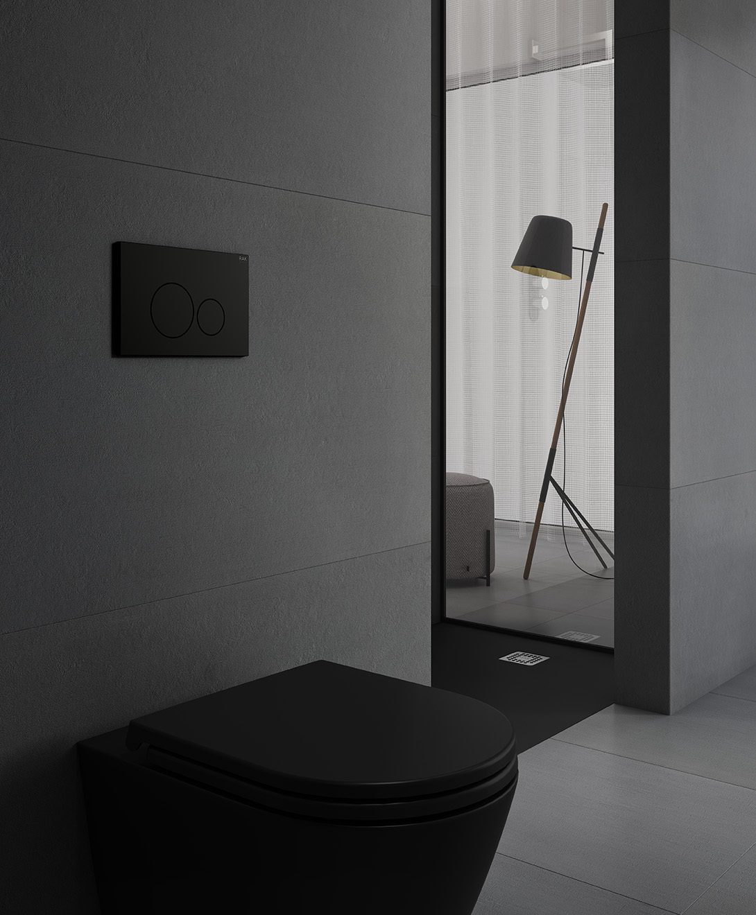 Black-Push-Plate