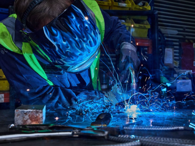 Steel reinforcements being fabricated in Haddonstone's metal workshop yourshow-home.com