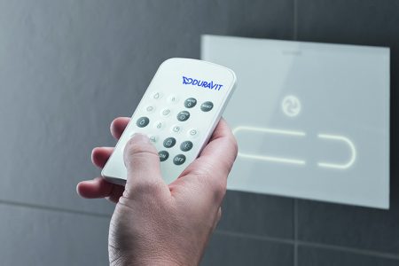 Duravit actuator plate with remote control